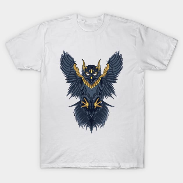 Amazing Owl Illustration T-Shirt by godansz